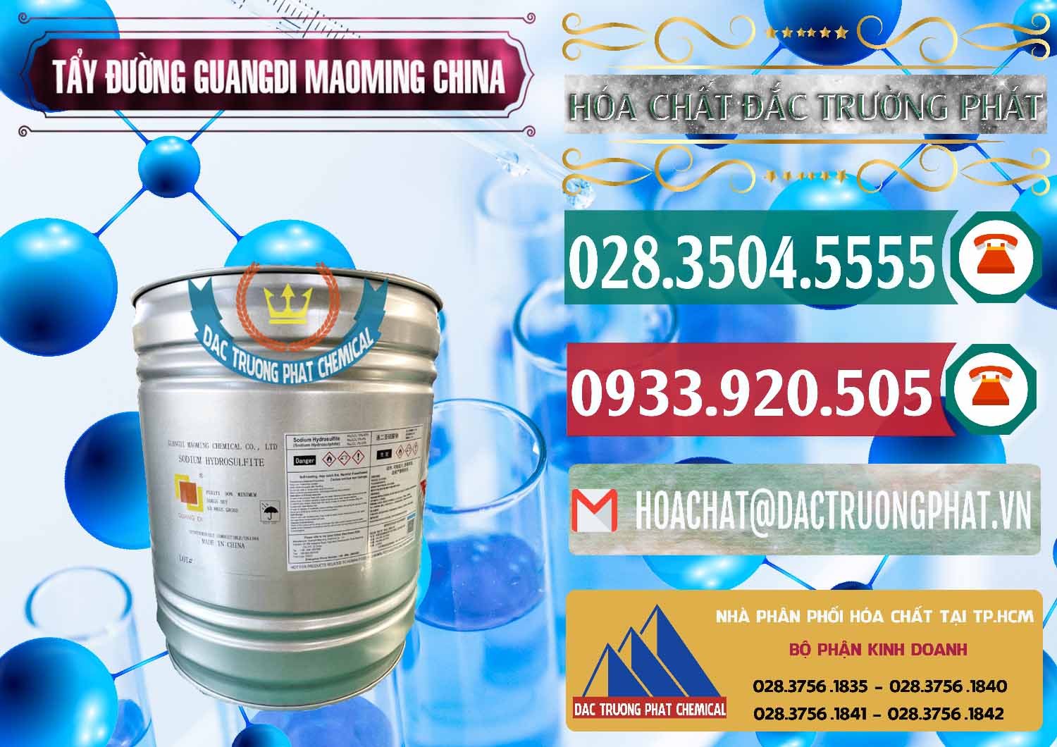 Chuyên bán ( cung ứng ) Tẩy Đường - NA2S2O4 Guangdi Maoming Thùng Xám Trung Quốc China - 0402 - Nơi nhập khẩu _ phân phối hóa chất tại TP.HCM - muabanhoachat.vn
