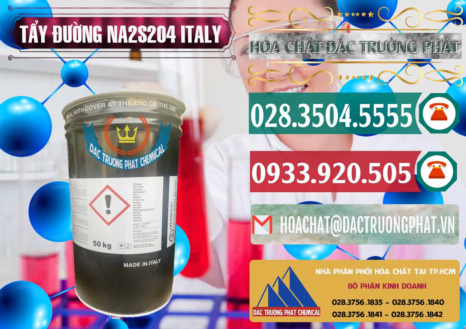 Nơi chuyên bán - phân phối Tẩy Đường - NA2S2O4 Ý Italy - 0422 - Nhà phân phối và bán hóa chất tại TP.HCM - muabanhoachat.vn