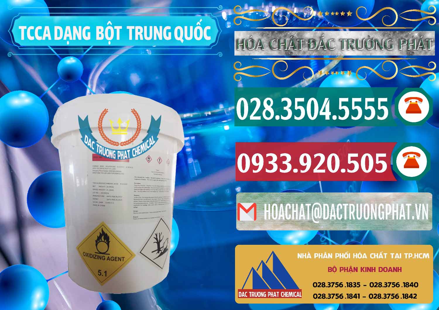 Công ty cung ứng ( bán ) TCCA - Acid Trichloroisocyanuric Dạng Bột Thùng 20kg Trung Quốc China - 0386 - Đơn vị chuyên cung cấp _ nhập khẩu hóa chất tại TP.HCM - muabanhoachat.vn