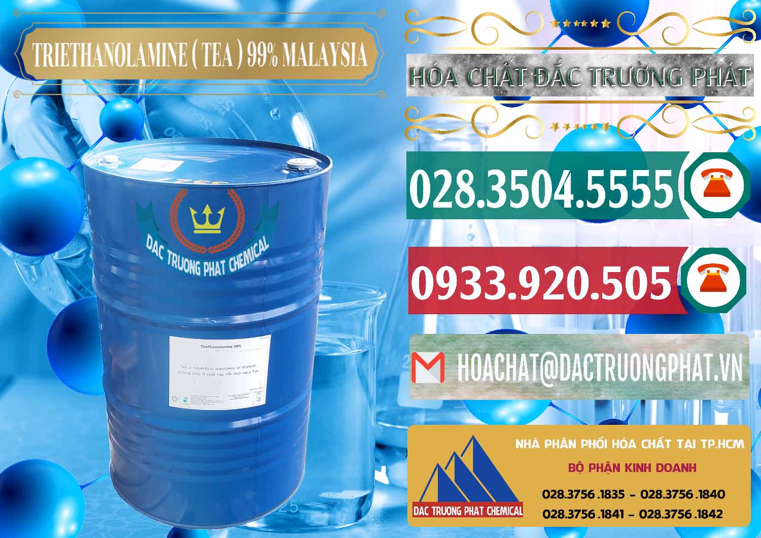 Đơn vị chuyên kinh doanh - bán TEA - Triethanolamine 99% Mã Lai Malaysia - 0323 - Chuyên phân phối và cung cấp hóa chất tại TP.HCM - muabanhoachat.vn