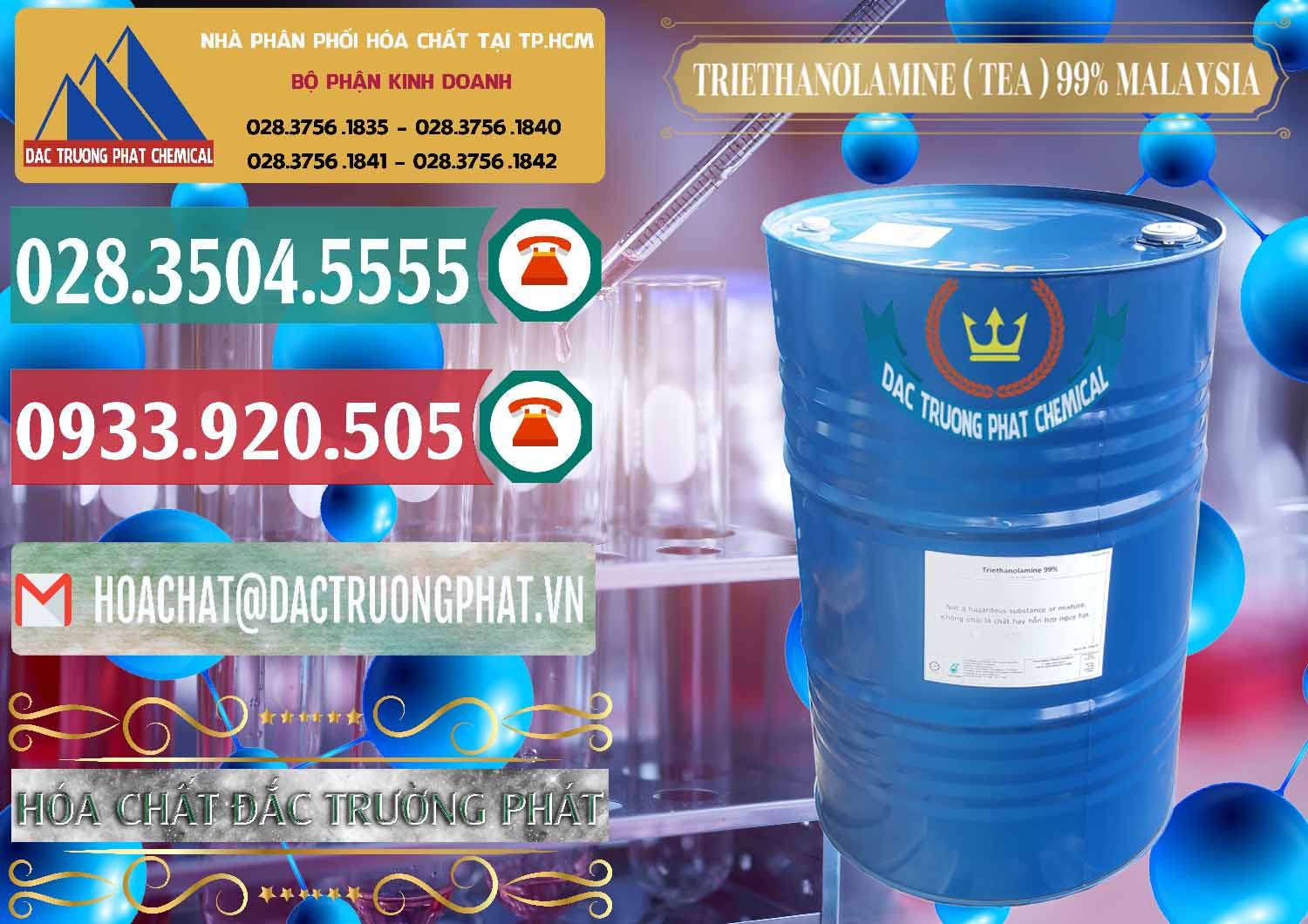 Đơn vị chuyên cung cấp và bán TEA - Triethanolamine 99% Mã Lai Malaysia - 0323 - Phân phối ( cung cấp ) hóa chất tại TP.HCM - muabanhoachat.vn