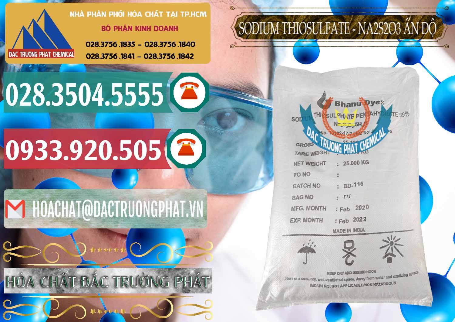 Đơn vị chuyên bán & cung cấp Sodium Thiosulfate - NA2S2O3 Ấn Độ India Bhanu Dyes - 0202 - Nhà cung cấp - phân phối hóa chất tại TP.HCM - muabanhoachat.vn