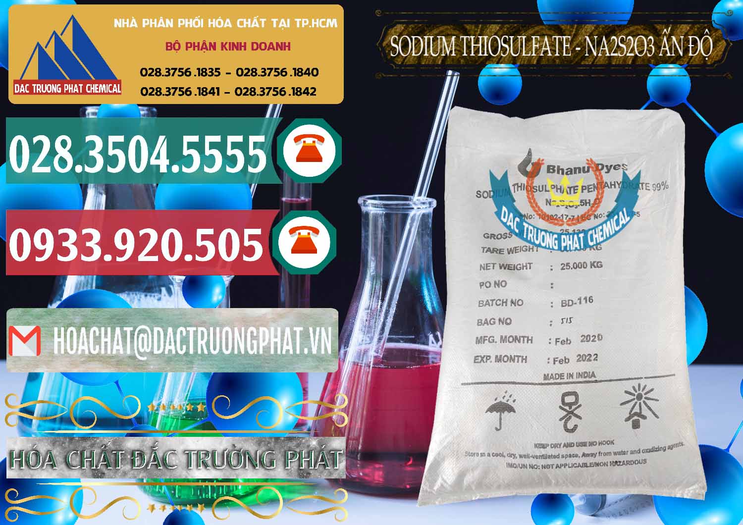 Chuyên bán - phân phối Sodium Thiosulfate - NA2S2O3 Ấn Độ India Bhanu Dyes - 0202 - Nhà phân phối & kinh doanh hóa chất tại TP.HCM - muabanhoachat.vn