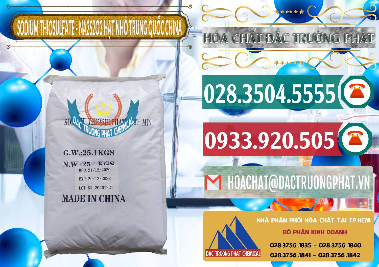 Nơi bán ( cung ứng ) Sodium Thiosulfate - NA2S2O3 Hạt Nhỏ Trung Quốc China - 0204 - Cty chuyên kinh doanh & phân phối hóa chất tại TP.HCM - muabanhoachat.vn