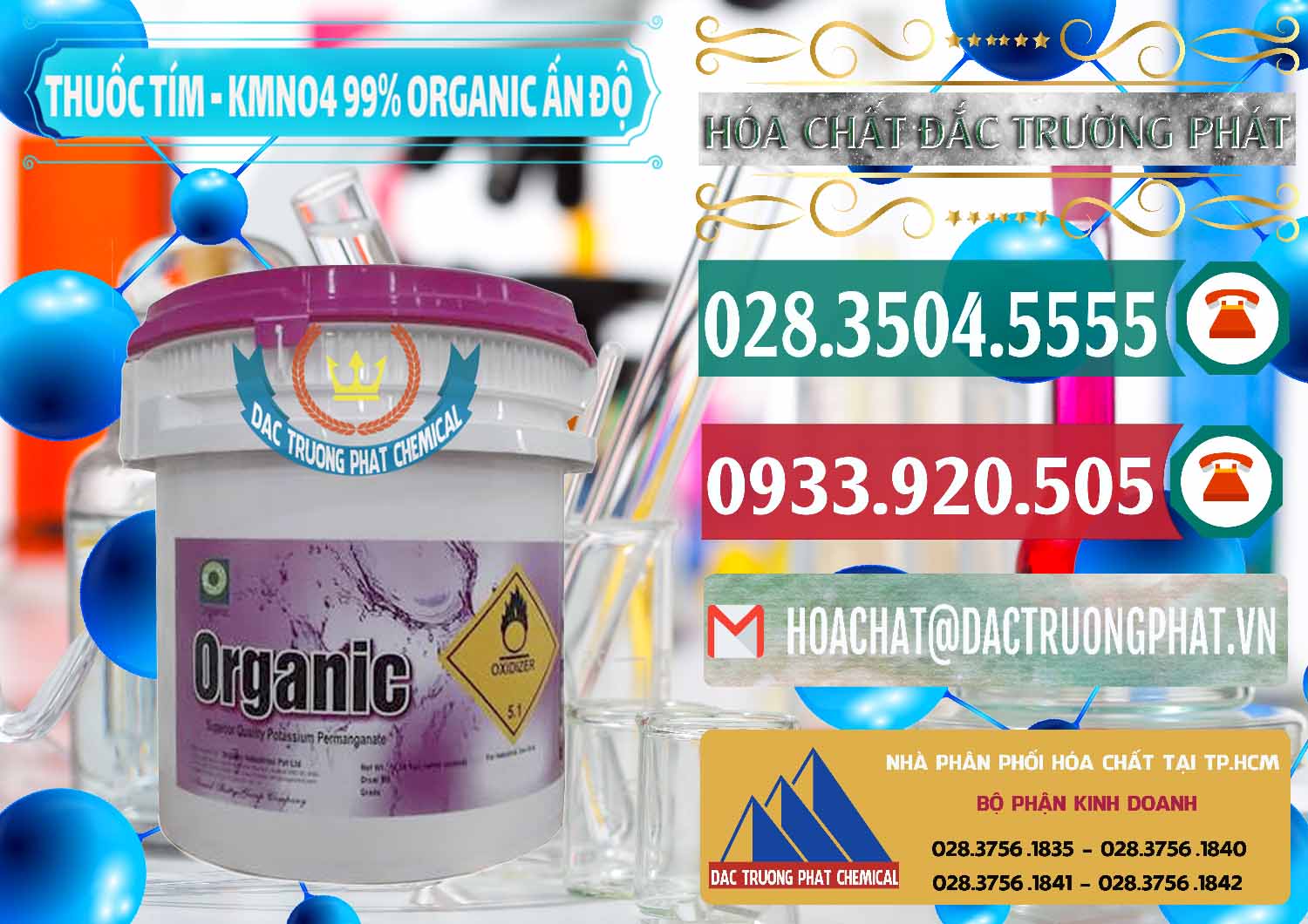 Công ty chuyên phân phối và bán Thuốc Tím - KMNO4 99% Organic Ấn Độ India - 0216 - Nhà phân phối & bán hóa chất tại TP.HCM - muabanhoachat.vn