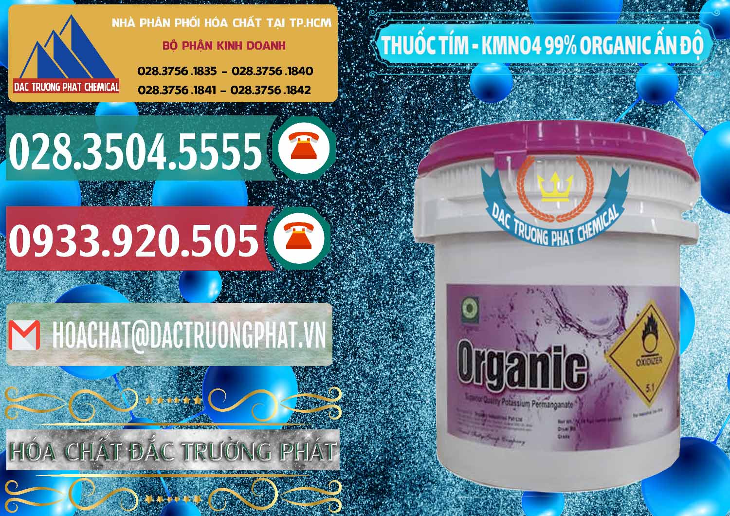 Đơn vị cung ứng - bán Thuốc Tím - KMNO4 99% Organic Ấn Độ India - 0216 - Công ty chuyên bán & phân phối hóa chất tại TP.HCM - muabanhoachat.vn