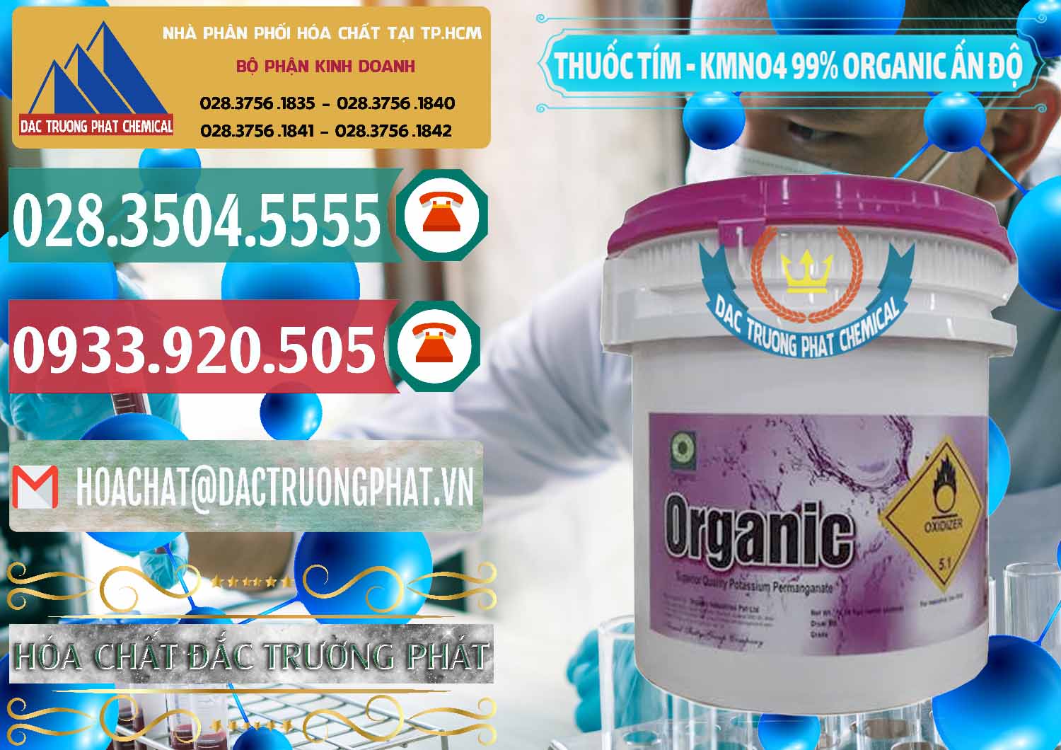 Đơn vị chuyên cung cấp - bán Thuốc Tím - KMNO4 99% Organic Ấn Độ India - 0216 - Công ty phân phối ( nhập khẩu ) hóa chất tại TP.HCM - muabanhoachat.vn