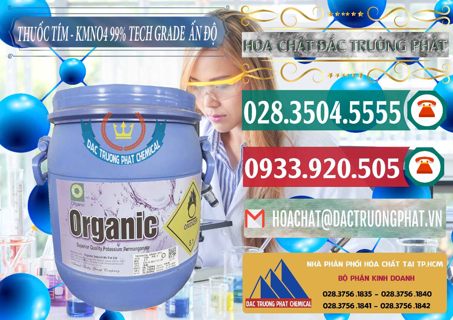 Cty chuyên kinh doanh - bán Thuốc Tím - KMNO4 99% Organic Group Ấn Độ India - 0250 - Nhà phân phối - cung cấp hóa chất tại TP.HCM - muabanhoachat.vn