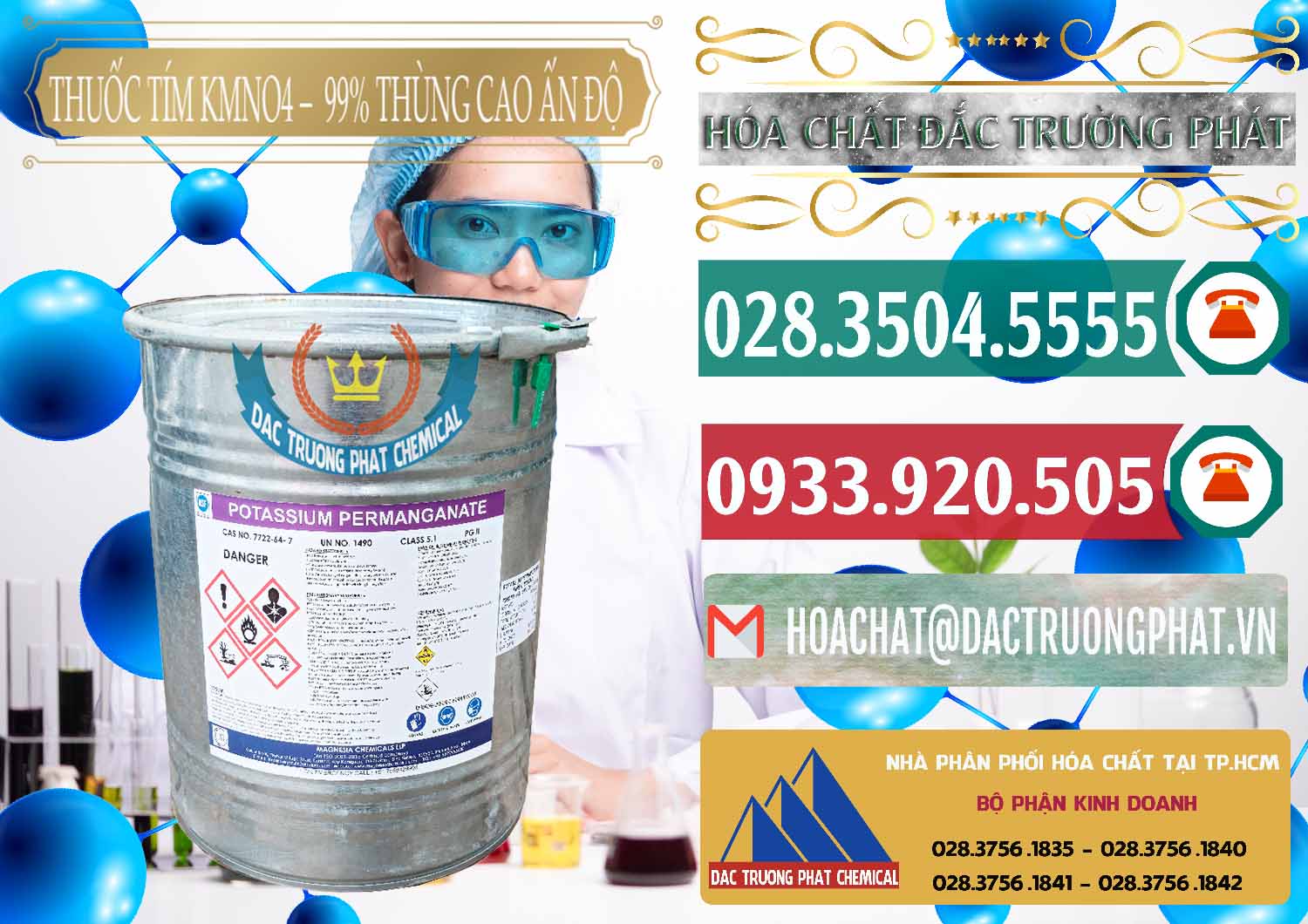 Chuyên kinh doanh & bán Thuốc Tím - KMNO4 Thùng Cao 99% Magnesia Chemicals Ấn Độ India - 0164 - Công ty nhập khẩu _ cung cấp hóa chất tại TP.HCM - muabanhoachat.vn