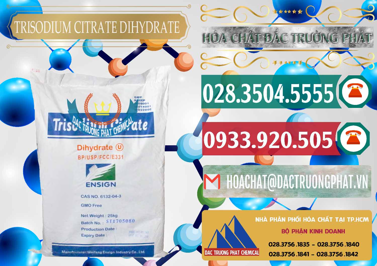 Cty bán và cung cấp Trisodium Citrate Dihydrate - Na3C6H5O7 Weifang Trung Quốc China - 0324 - Chuyên kinh doanh và phân phối hóa chất tại TP.HCM - muabanhoachat.vn