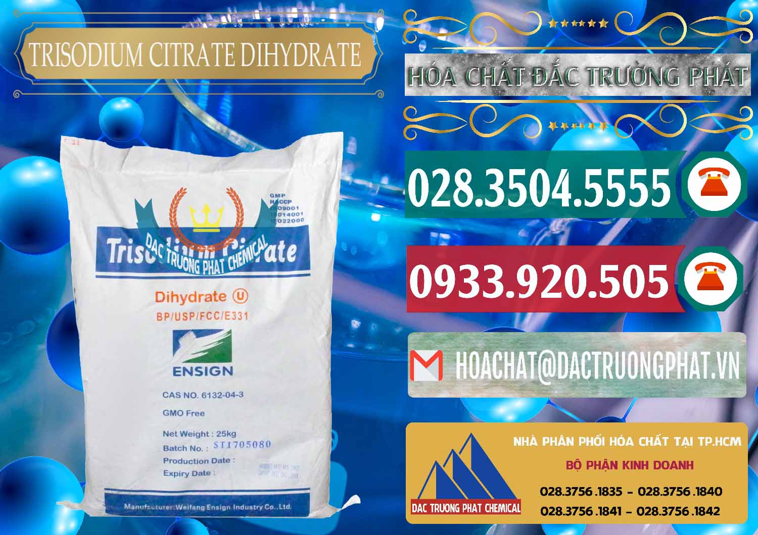 Cty bán và phân phối Trisodium Citrate Dihydrate - Na3C6H5O7 Weifang Trung Quốc China - 0324 - Đơn vị chuyên cung cấp _ nhập khẩu hóa chất tại TP.HCM - muabanhoachat.vn