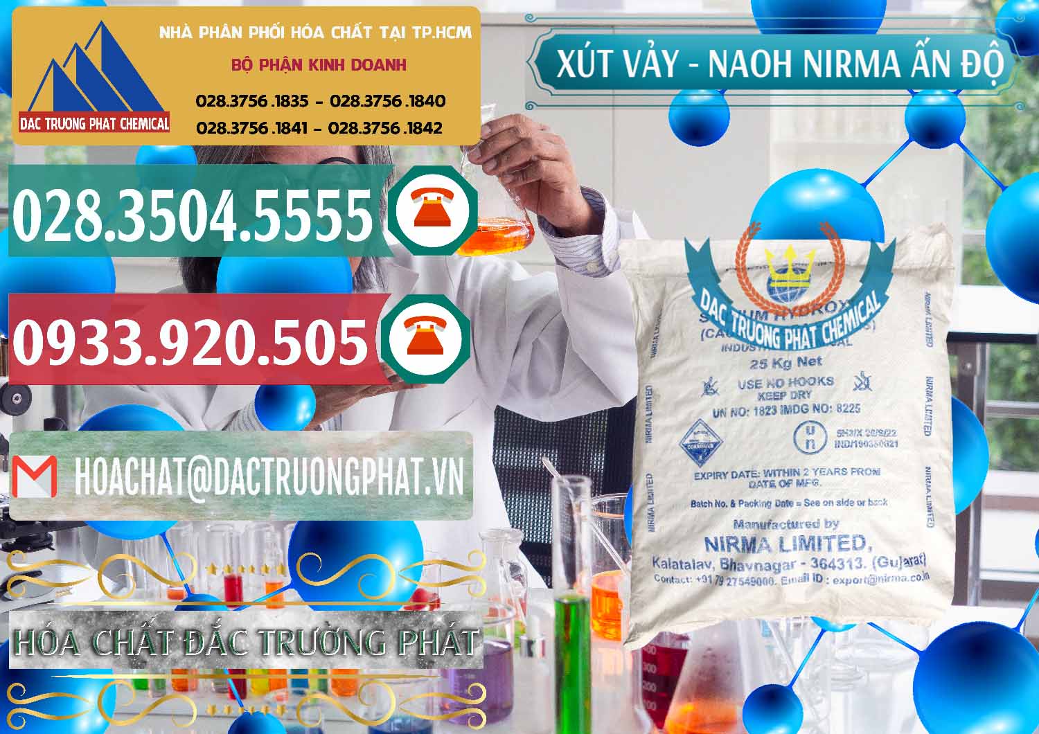 Công ty chuyên cung ứng & bán Xút Vảy - NaOH Vảy Nirma Ấn Độ India - 0371 - Nơi cung cấp _ kinh doanh hóa chất tại TP.HCM - muabanhoachat.vn