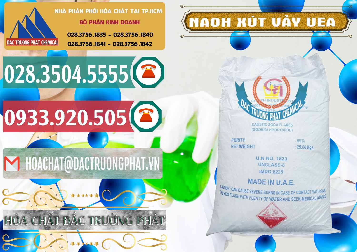 Nơi chuyên cung ứng - bán Xút Vảy - NaOH Vảy UAE Iran - 0432 - Công ty phân phối và nhập khẩu hóa chất tại TP.HCM - muabanhoachat.vn