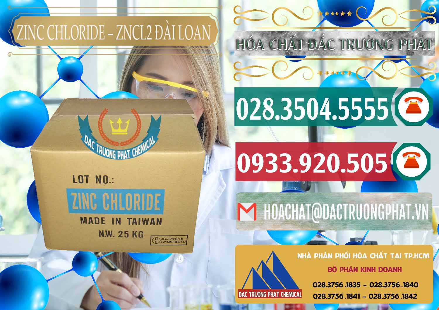 Kinh doanh và bán Zinc Chloride - ZNCL2 96% Đài Loan Taiwan - 0178 - Nhà cung cấp & phân phối hóa chất tại TP.HCM - muabanhoachat.vn