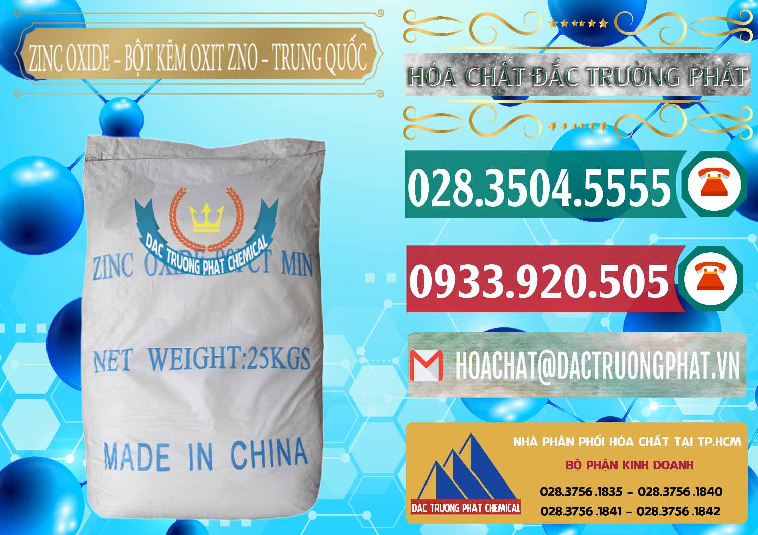 Cty chuyên cung ứng & bán Zinc Oxide - Bột Kẽm Oxit ZNO Trung Quốc China - 0182 - Cung cấp - phân phối hóa chất tại TP.HCM - muabanhoachat.vn