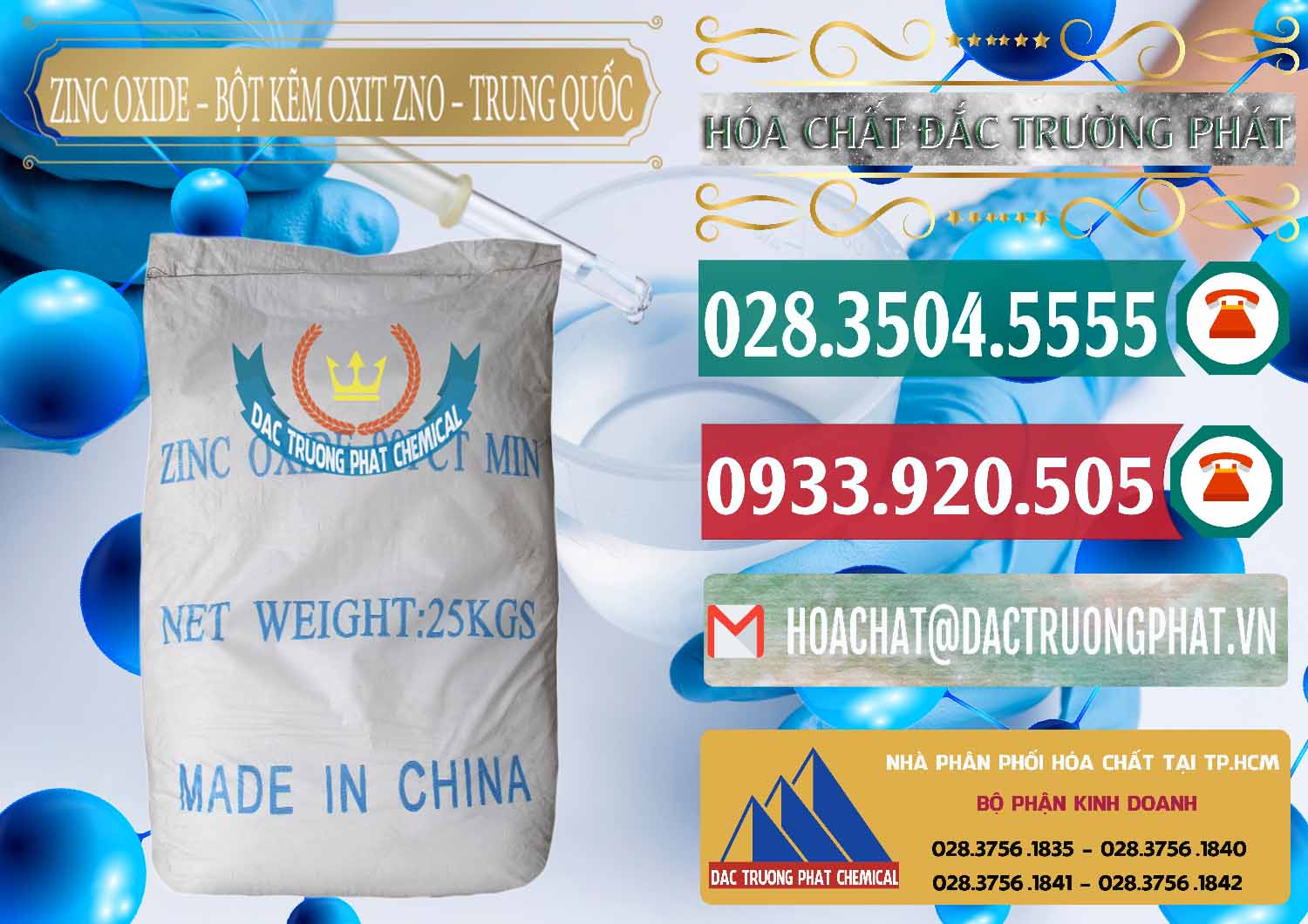 Nơi bán & cung cấp Zinc Oxide - Bột Kẽm Oxit ZNO Trung Quốc China - 0182 - Công ty cung cấp ( nhập khẩu ) hóa chất tại TP.HCM - muabanhoachat.vn