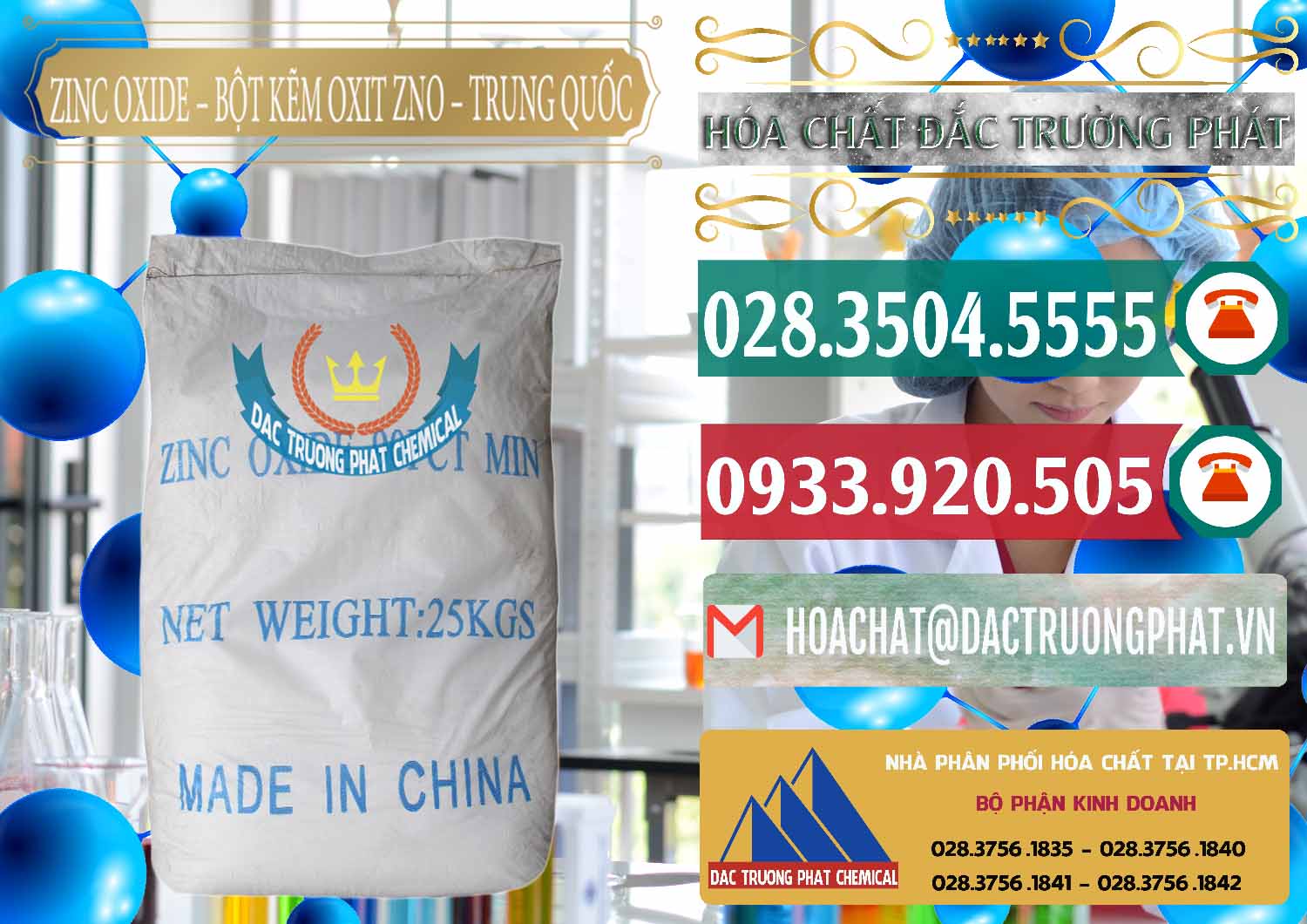 Công ty chuyên kinh doanh _ bán Zinc Oxide - Bột Kẽm Oxit ZNO Trung Quốc China - 0182 - Công ty chuyên phân phối & cung ứng hóa chất tại TP.HCM - muabanhoachat.vn