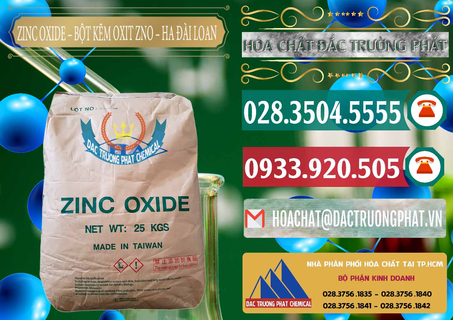 Nơi bán - cung cấp Zinc Oxide - Bột Kẽm Oxit ZNO HA Đài Loan Taiwan - 0180 - Đơn vị phân phối và cung cấp hóa chất tại TP.HCM - muabanhoachat.vn