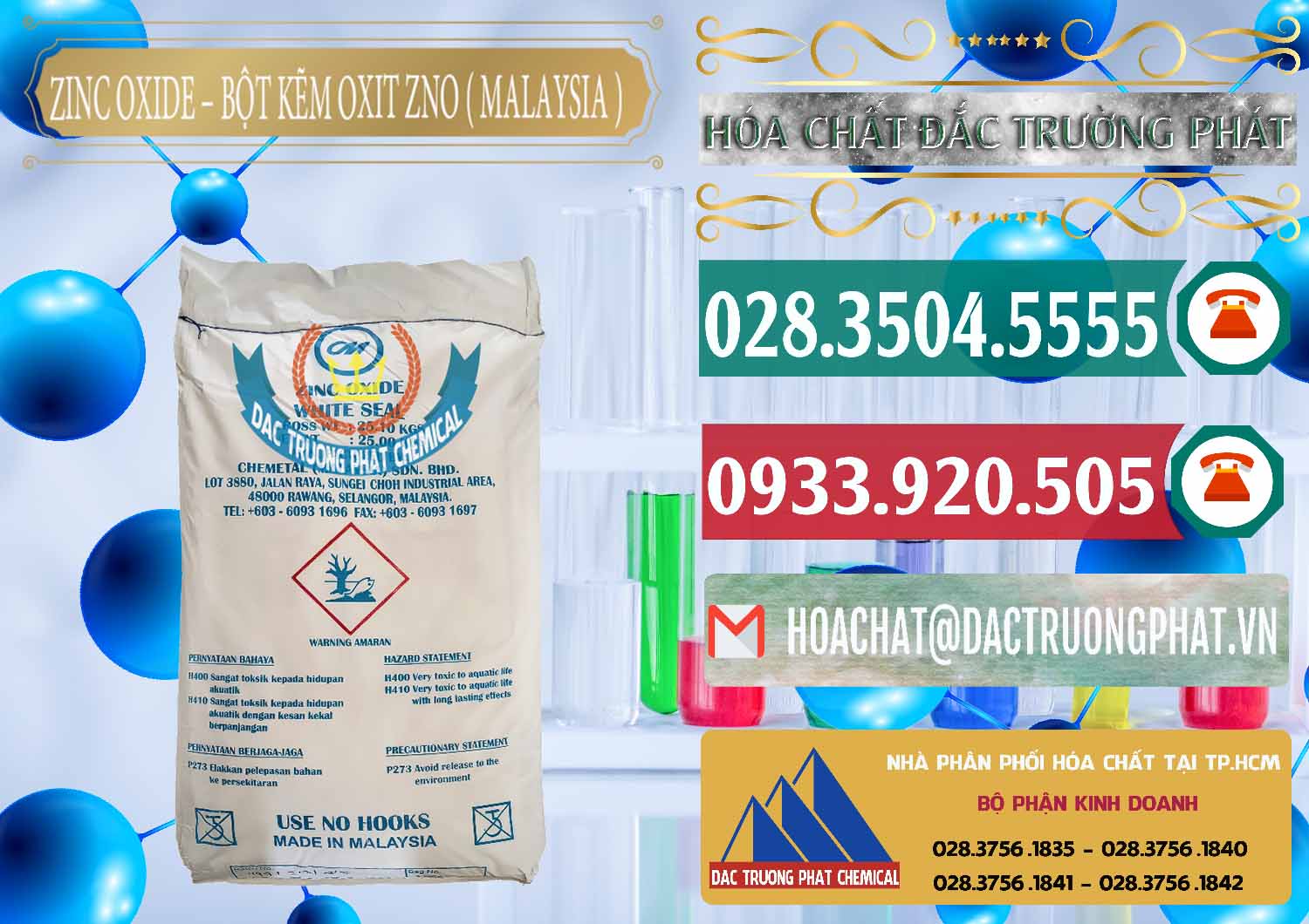 Phân phối và bán Zinc Oxide - Bột Kẽm Oxit ZNO Malaysia - 0179 - Cung ứng & phân phối hóa chất tại TP.HCM - muabanhoachat.vn