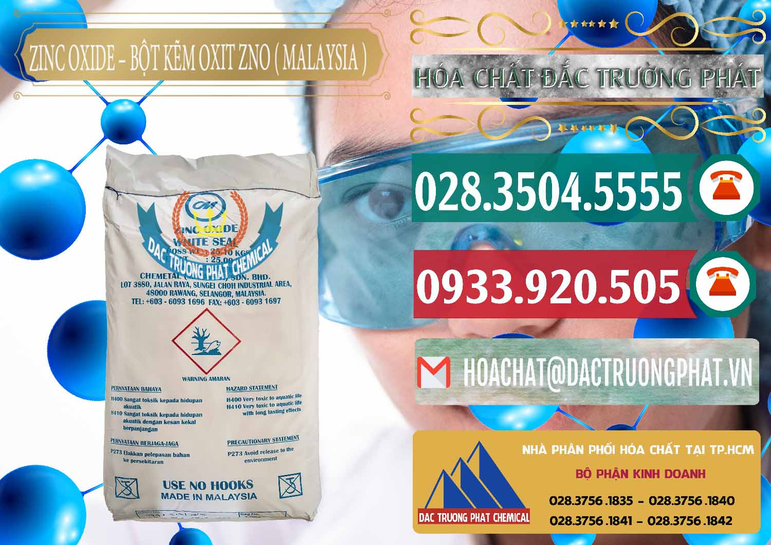 Đơn vị chuyên cung ứng _ bán Zinc Oxide - Bột Kẽm Oxit ZNO Malaysia - 0179 - Cty chuyên cung cấp & bán hóa chất tại TP.HCM - muabanhoachat.vn
