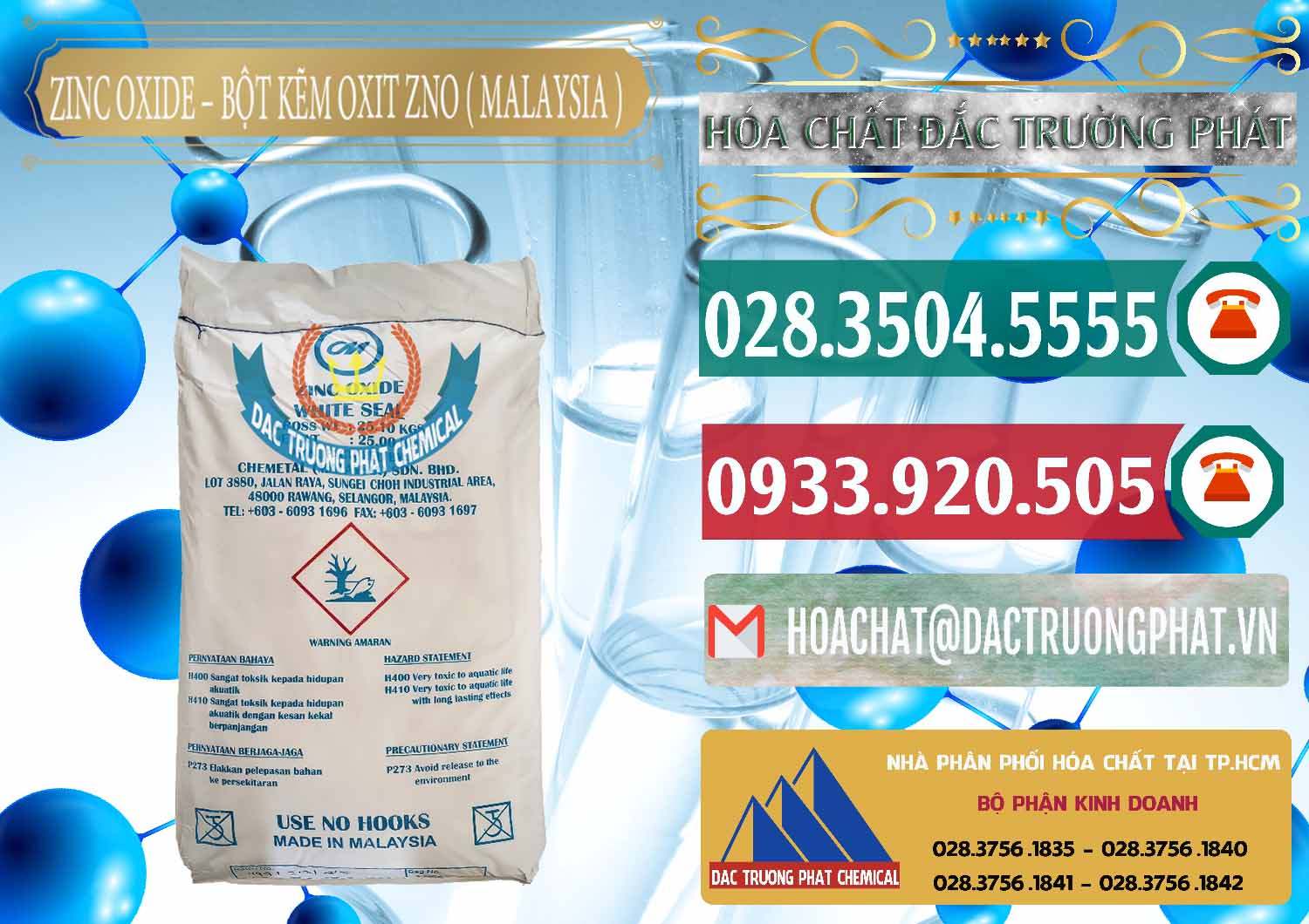 Đơn vị chuyên phân phối _ bán Zinc Oxide - Bột Kẽm Oxit ZNO Malaysia - 0179 - Cung cấp - bán hóa chất tại TP.HCM - muabanhoachat.vn