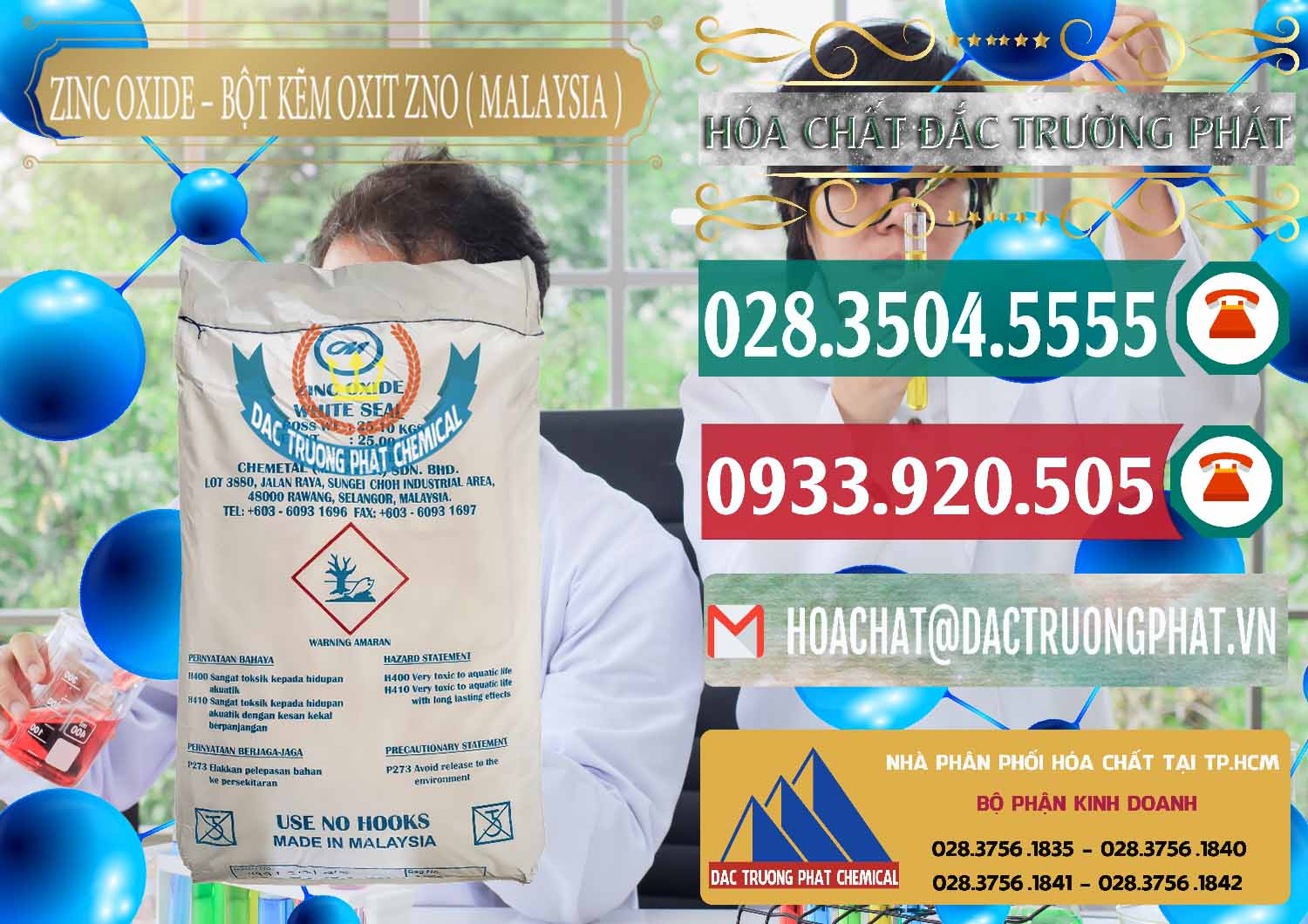 Chuyên bán và cung ứng Zinc Oxide - Bột Kẽm Oxit ZNO Malaysia - 0179 - Chuyên kinh doanh và phân phối hóa chất tại TP.HCM - muabanhoachat.vn