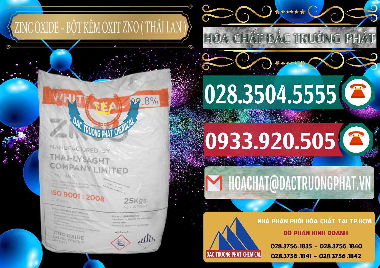 Đơn vị chuyên phân phối _ bán Zinc Oxide - Bột Kẽm Oxit ZNO Thái Lan Thailand - 0181 - Cty nhập khẩu và phân phối hóa chất tại TP.HCM - muabanhoachat.vn