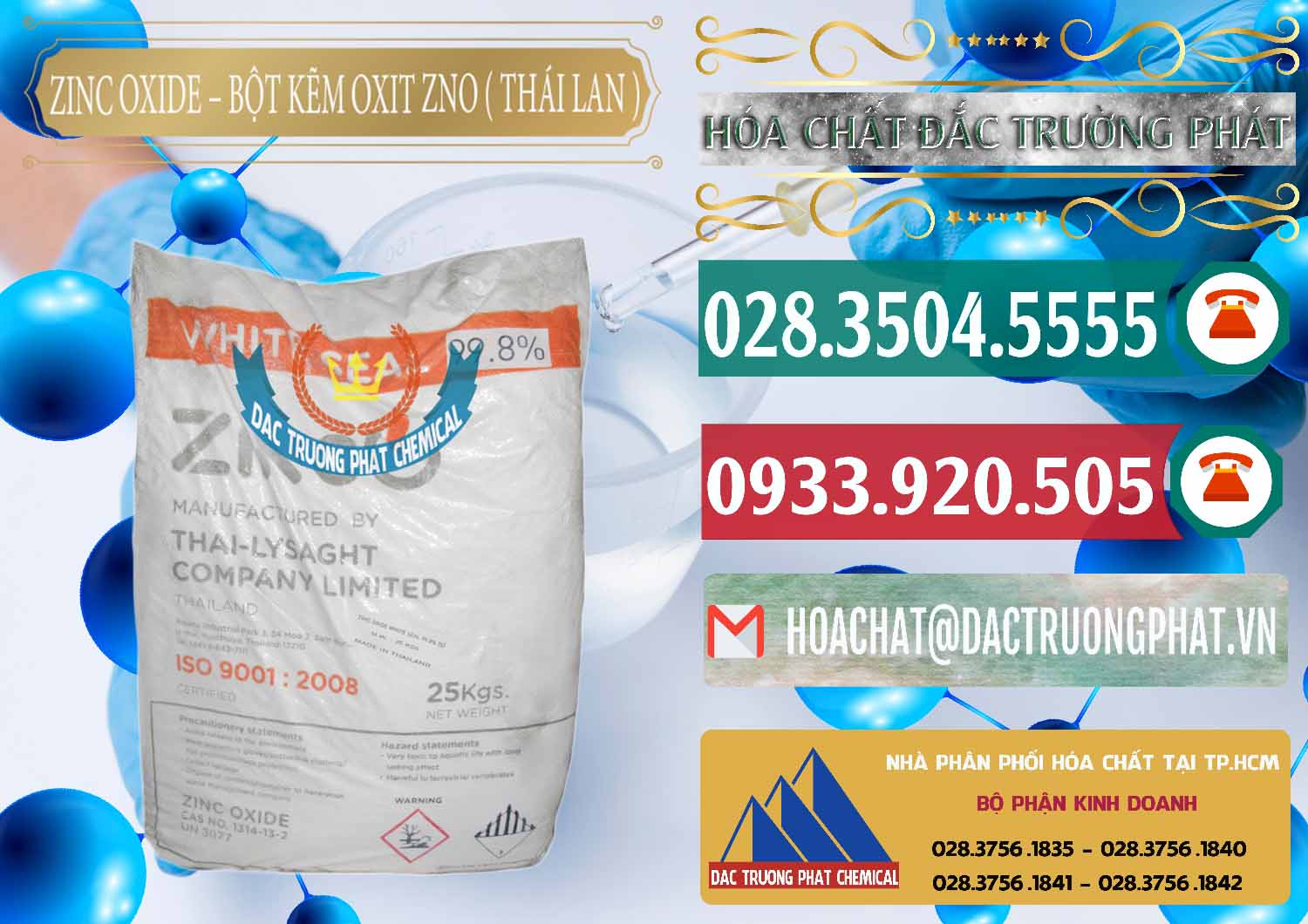 Cty chuyên cung cấp & bán Zinc Oxide - Bột Kẽm Oxit ZNO Thái Lan Thailand - 0181 - Nơi chuyên nhập khẩu & phân phối hóa chất tại TP.HCM - muabanhoachat.vn