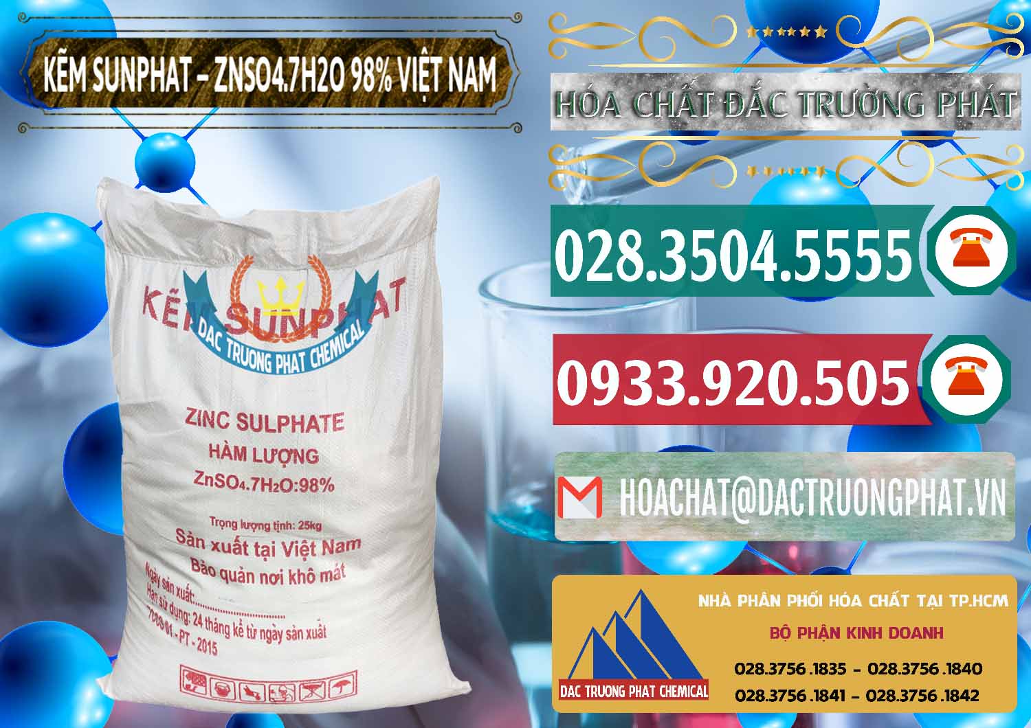 Bán Kẽm Sunfat – ZNSO4.7H2O Việt Nam - 0189 - Cty phân phối - cung ứng hóa chất tại TP.HCM - muabanhoachat.vn