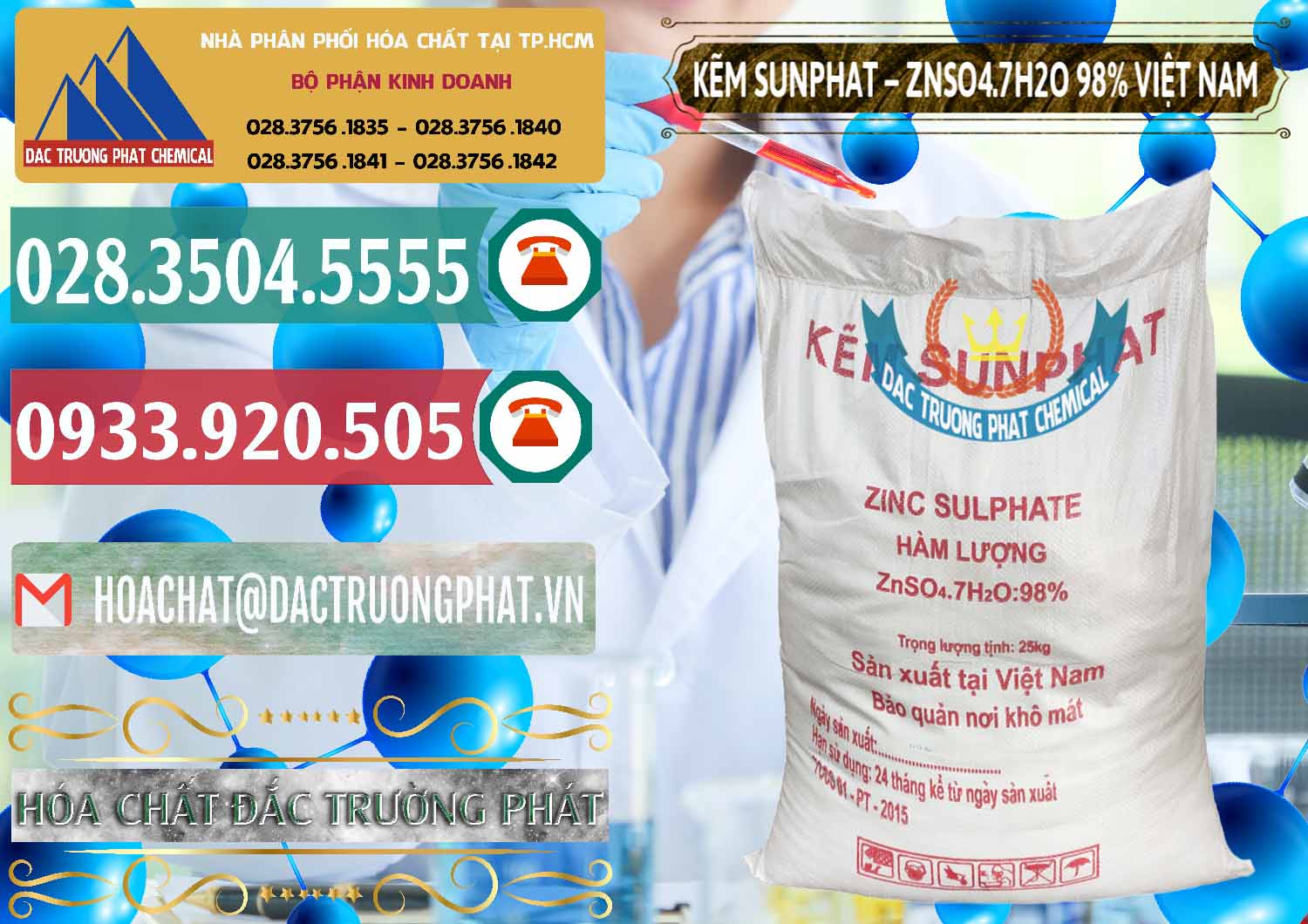 Cung ứng _ bán Kẽm Sunfat – ZNSO4.7H2O Việt Nam - 0189 - Cty kinh doanh ( bán ) hóa chất tại TP.HCM - muabanhoachat.vn