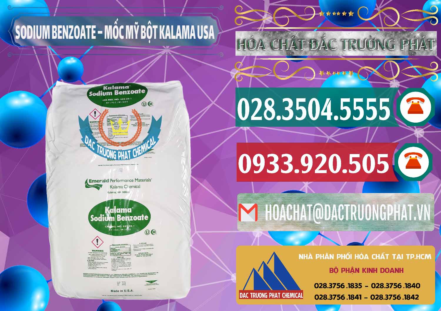 Chuyên cung ứng & bán Sodium Benzoate - Mốc Bột Kalama Food Grade Mỹ Usa - 0136 - Đơn vị bán & phân phối hóa chất tại TP.HCM - muabanhoachat.vn